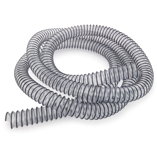 1-1/2 x 15' Dayflex PVC Dust Collection Hose - Clear